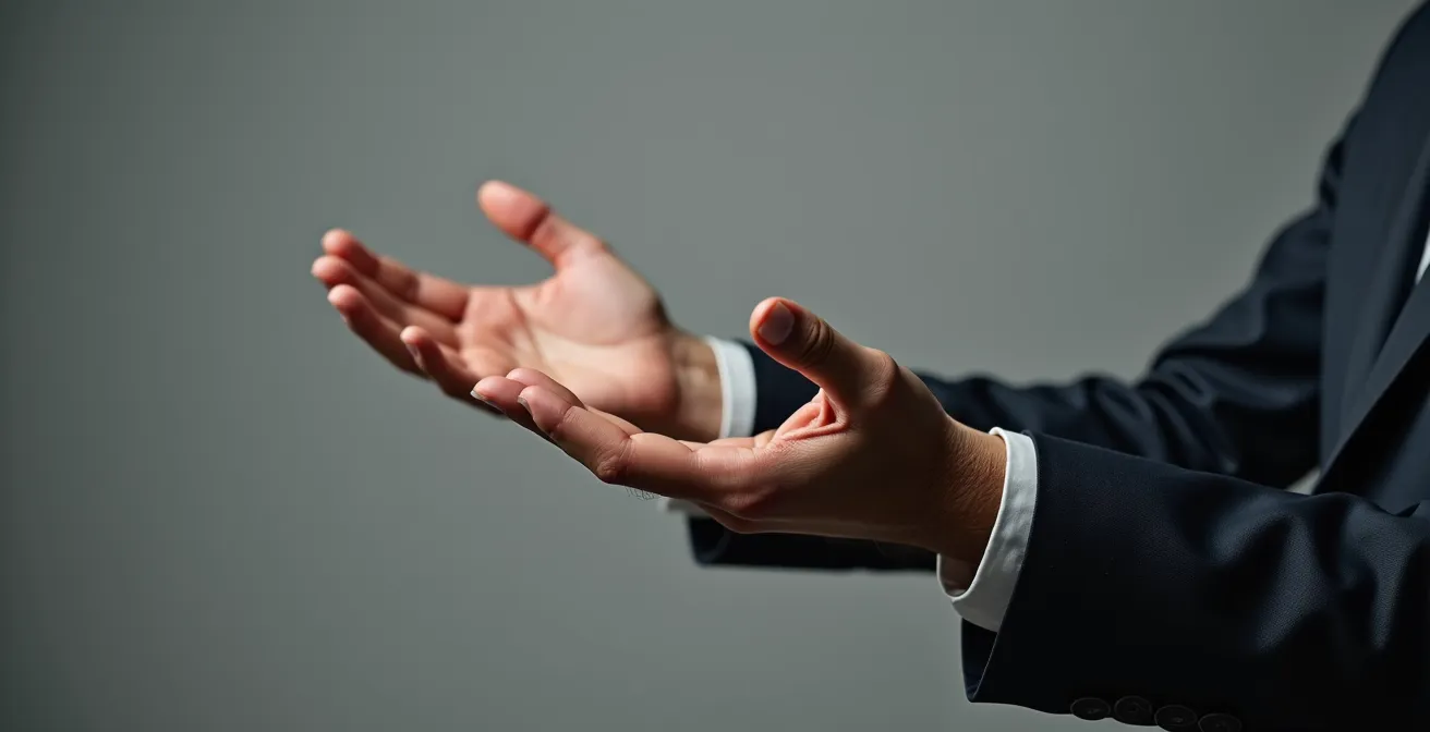 Gestualità italiana nel contesto business professionale