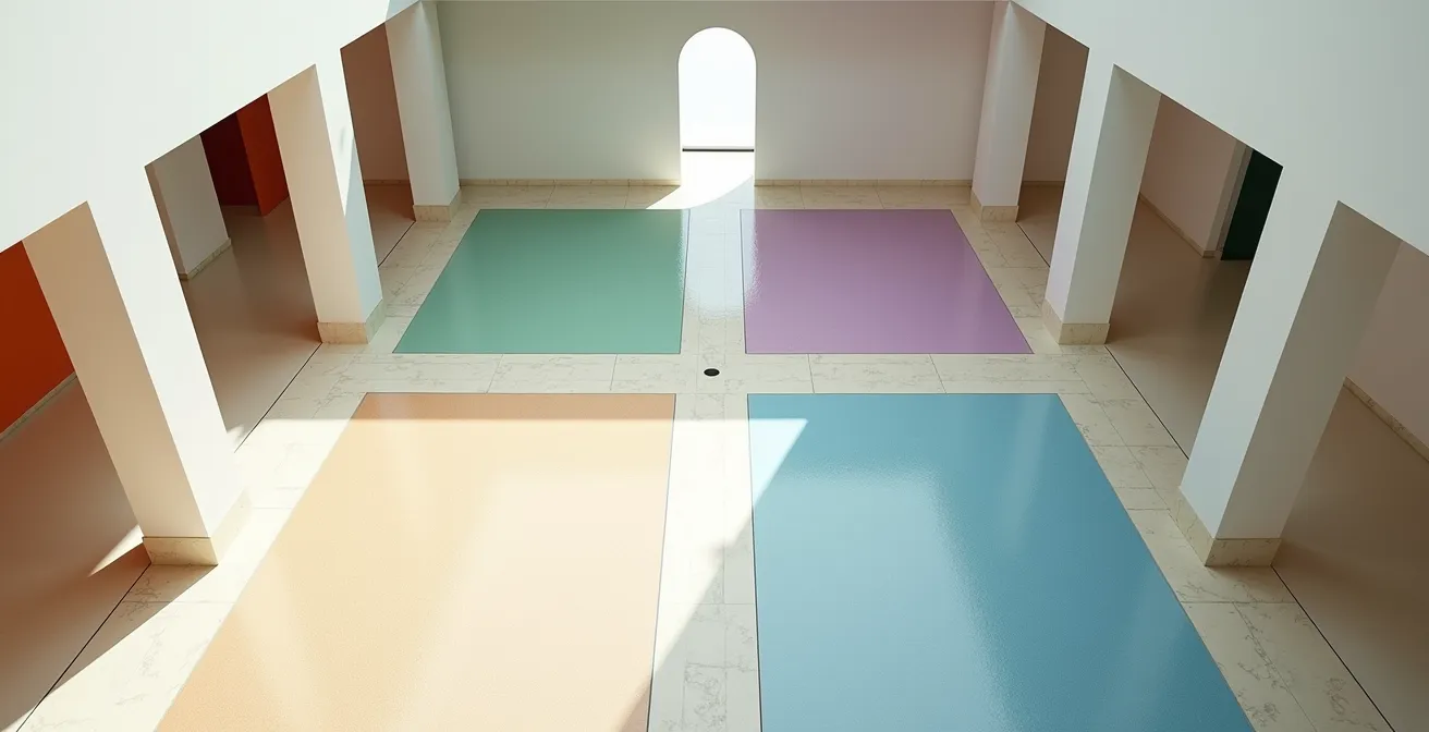 Rappresentazione visiva della matrice di Ansoff con quattro percorsi di crescita illuminati