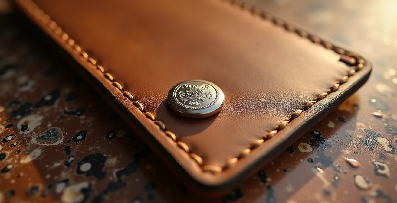 Dettaglio macro di materiali premium italiani per servizi di alta qualità