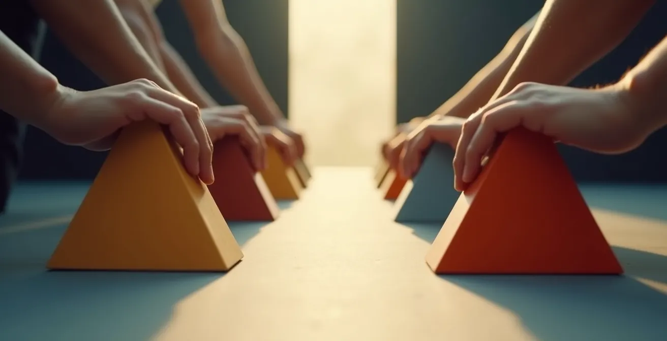 Leader che rimuove ostacoli per il proprio team in ambiente lavorativo italiano